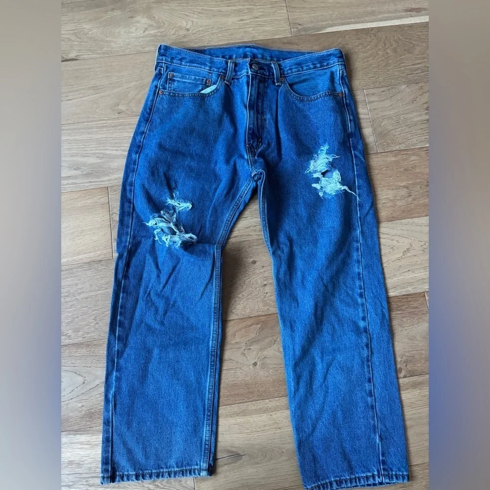 Levis relaxed fit 505 jeans 36x29